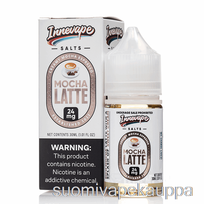 Vape Netistä Mokka Latte - Innevape Suolat - 30ml 50mg